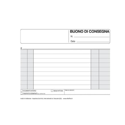 BUONO CONSEGNA 2 COPIE 11,5X16,5 DA 10